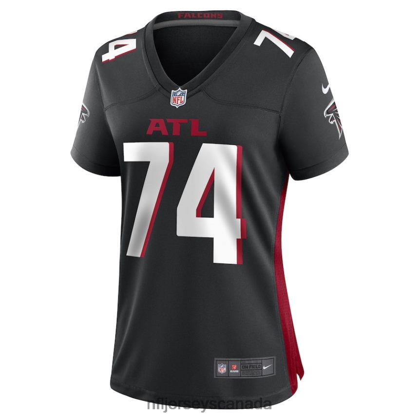 Women Atlanta Falcons Germain Ifedi Nike Black Game Player Jersey Clothing NFL TBXFR65392