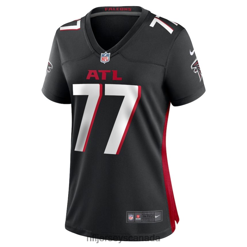 Women Atlanta Falcons Jalen Mayfield Nike Black Game Jersey Clothing NFL TBXFR65359