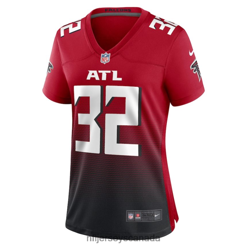 Women Atlanta Falcons Jamal Anderson Nike Red Retired Game Jersey Clothing NFL TBXFR66858