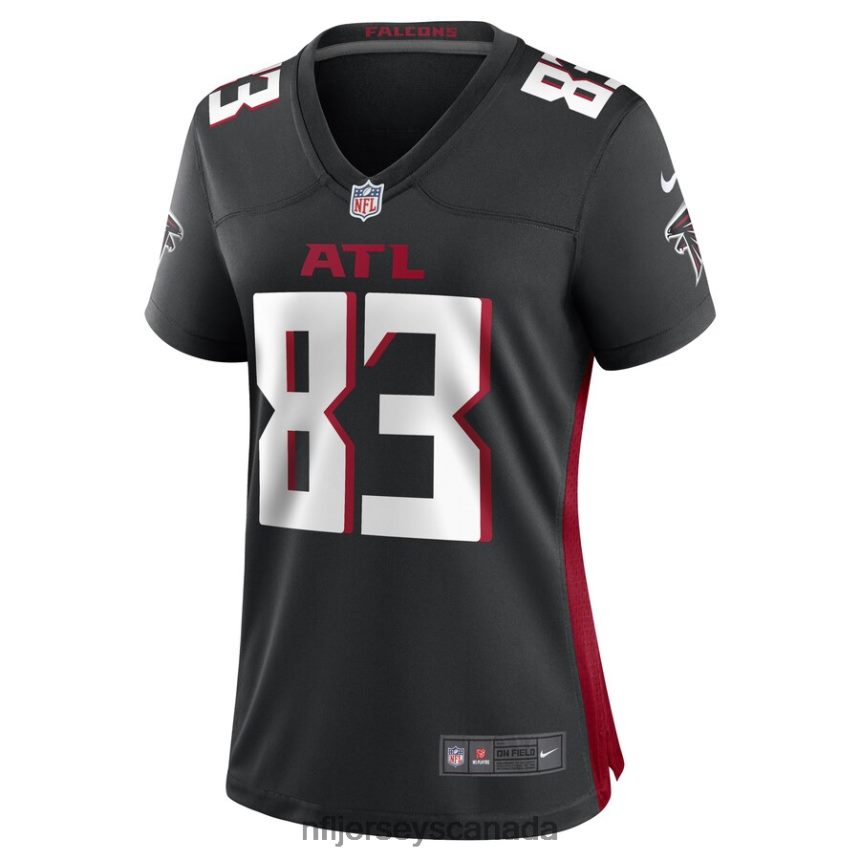 Women Atlanta Falcons Jared Bernhardt Nike Black Game Player Jersey Clothing NFL TBXFR65390