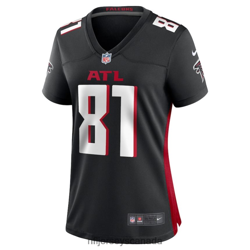 Women Atlanta Falcons Jonnu Smith Nike Black Game Player Jersey Clothing NFL TBXFR62879