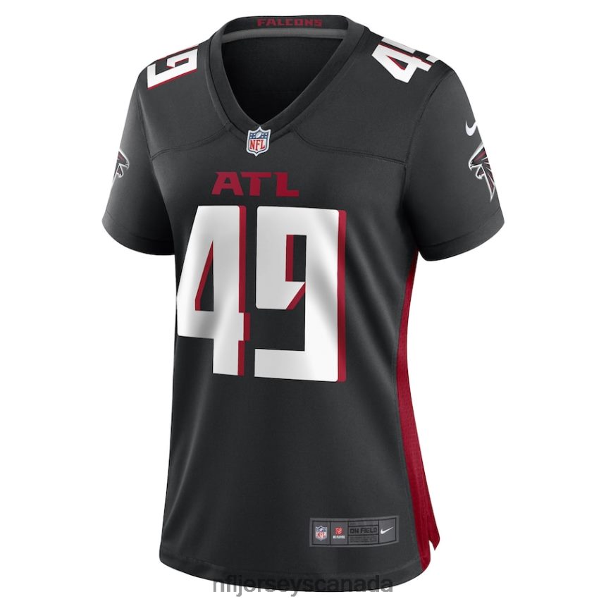 Women Atlanta Falcons Jordan Brailford Nike Black Game Player Jersey Clothing NFL TBXFR65393