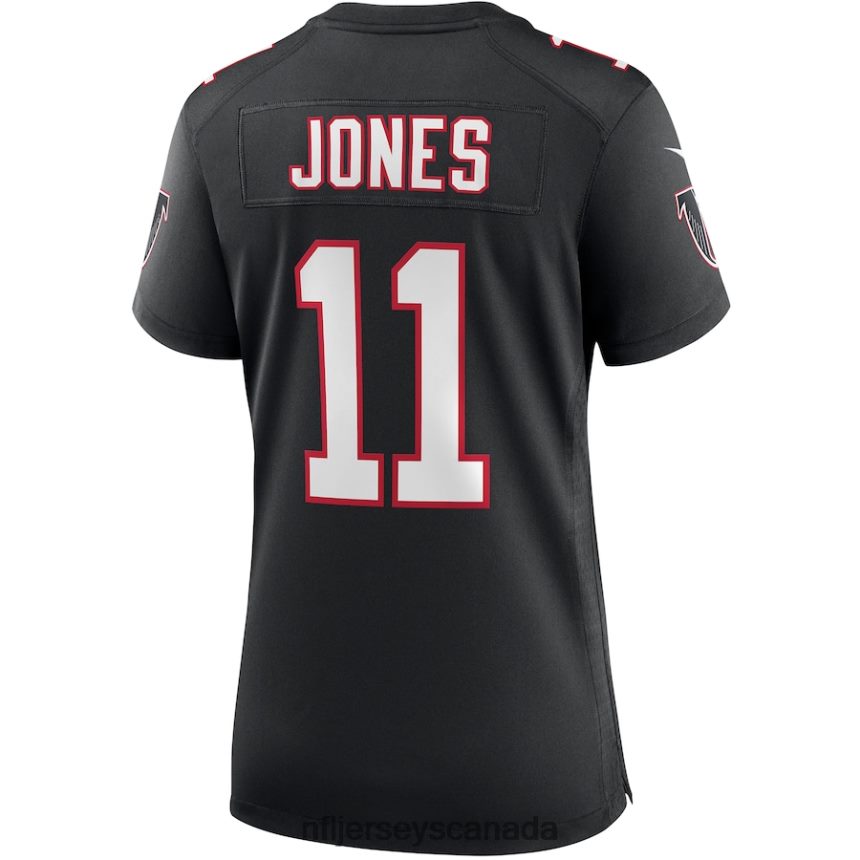 Women Atlanta Falcons Julio Jones Nike Black Throwback Game Jersey Clothing NFL TBXFR61324