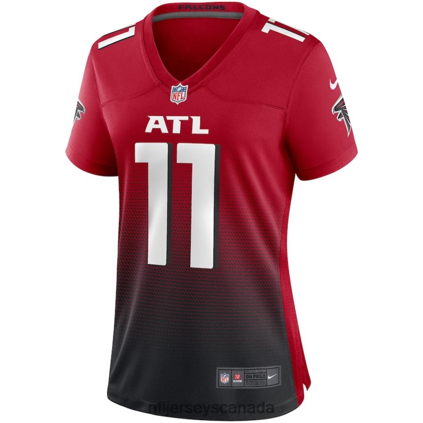 Women Atlanta Falcons Julio Jones Nike Red 2nd Alternate Game Jersey Clothing NFL TBXFR61734