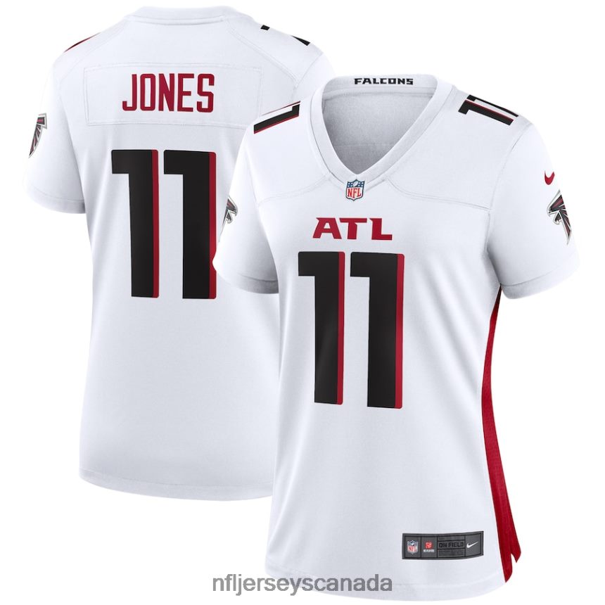 Women Atlanta Falcons Julio Jones Nike White Player Game Jersey Clothing NFL TBXFR62304