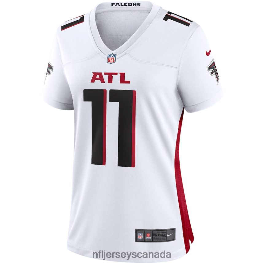 Women Atlanta Falcons Julio Jones Nike White Player Game Jersey Clothing NFL TBXFR62304