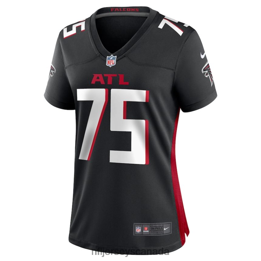 Women Atlanta Falcons Justin Shaffer Nike Black Player Game Jersey Clothing NFL TBXFR64814