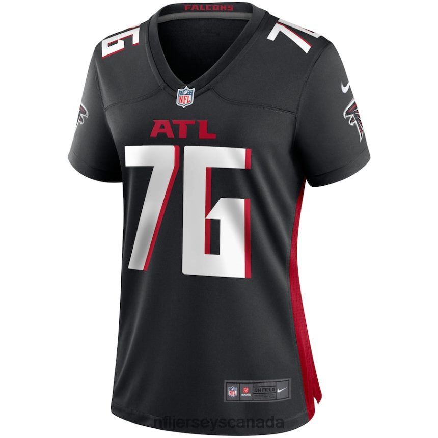 Women Atlanta Falcons Kaleb McGary Nike Black Game Jersey Clothing NFL TBXFR65272