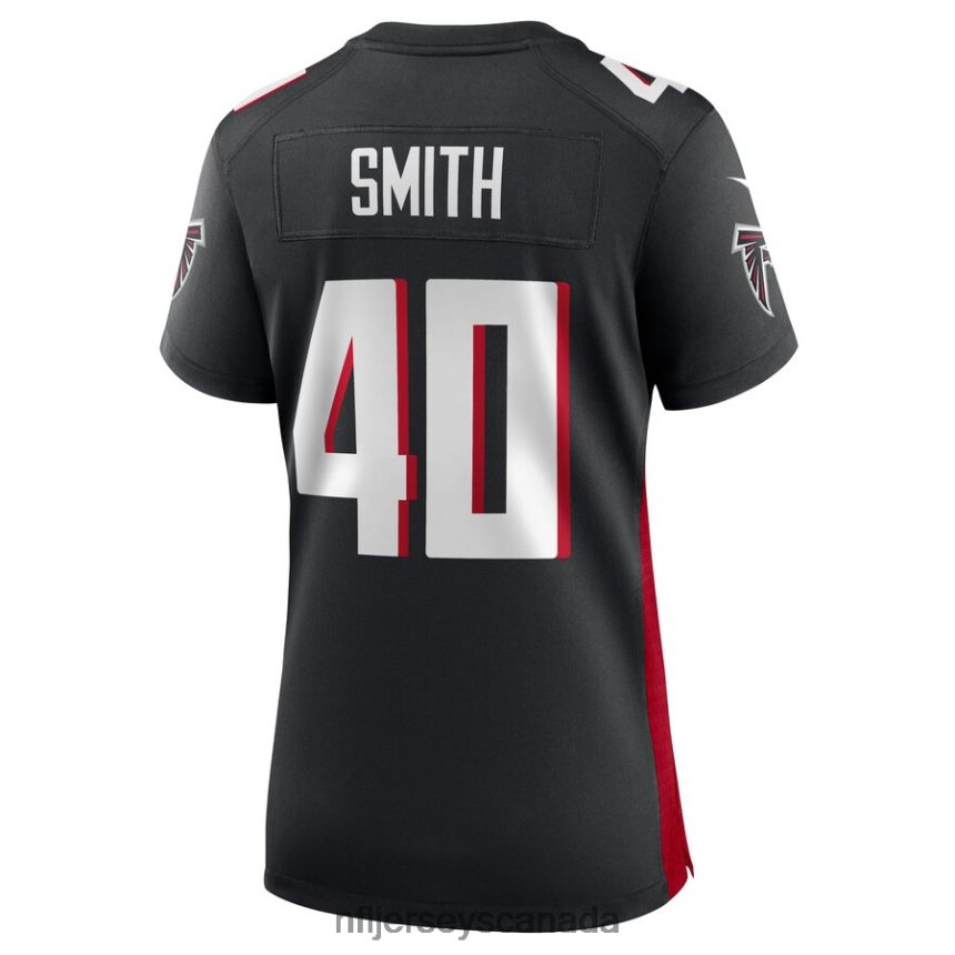 Women Atlanta Falcons Keith Smith Nike Black Game Jersey Clothing NFL TBXFR66320