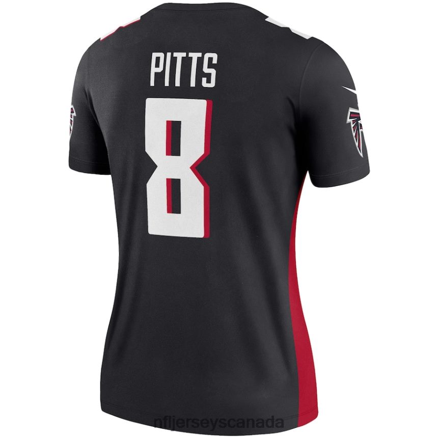 Women Atlanta Falcons Kyle Pitts Nike Black Legend Jersey Clothing NFL TBXFR64040