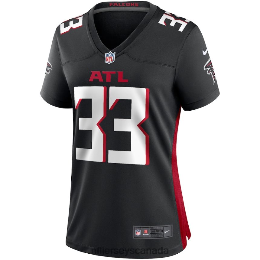 Women Atlanta Falcons Michael Turner Nike Black Game Retired Player Jersey Clothing NFL TBXFR66317
