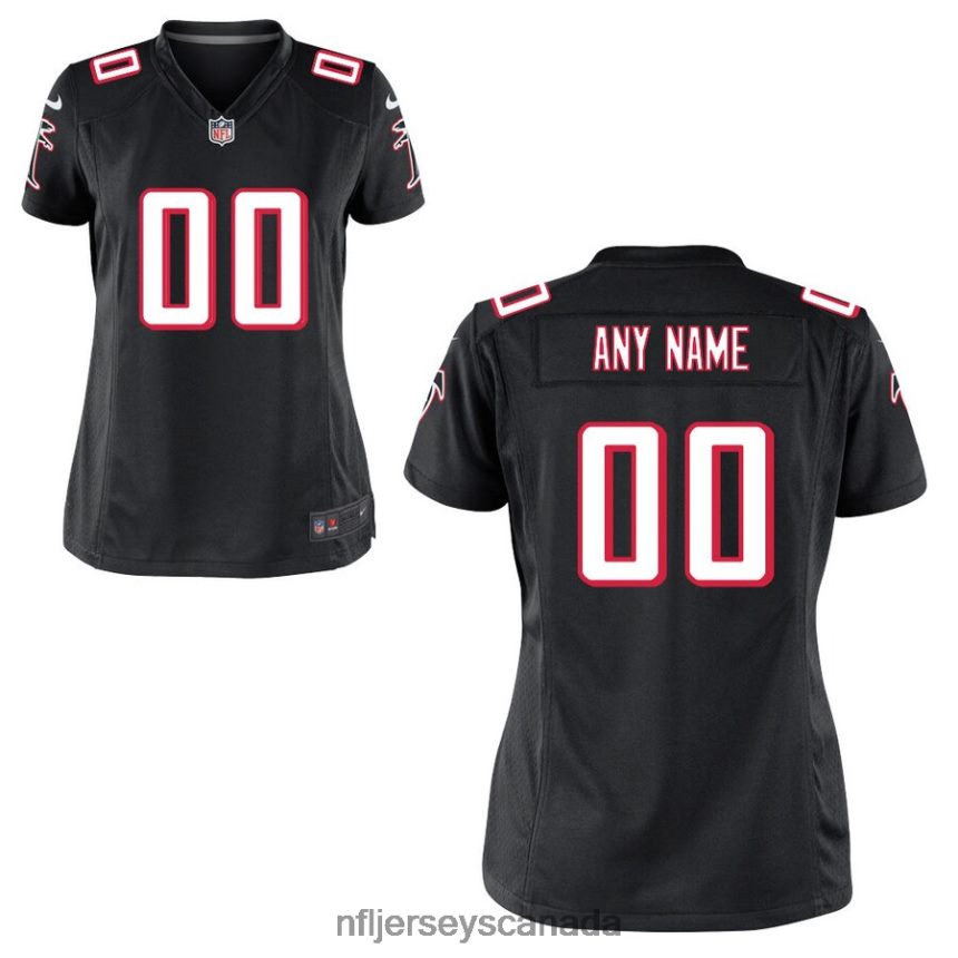 Women Atlanta Falcons Nike Black Replica Game Jersey Clothing NFL TBXFR64211