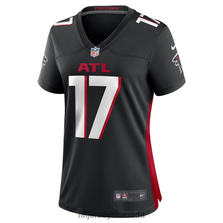 Women Atlanta Falcons Olamide Zaccheaus Nike Black Game Jersey Clothing NFL TBXFR66256