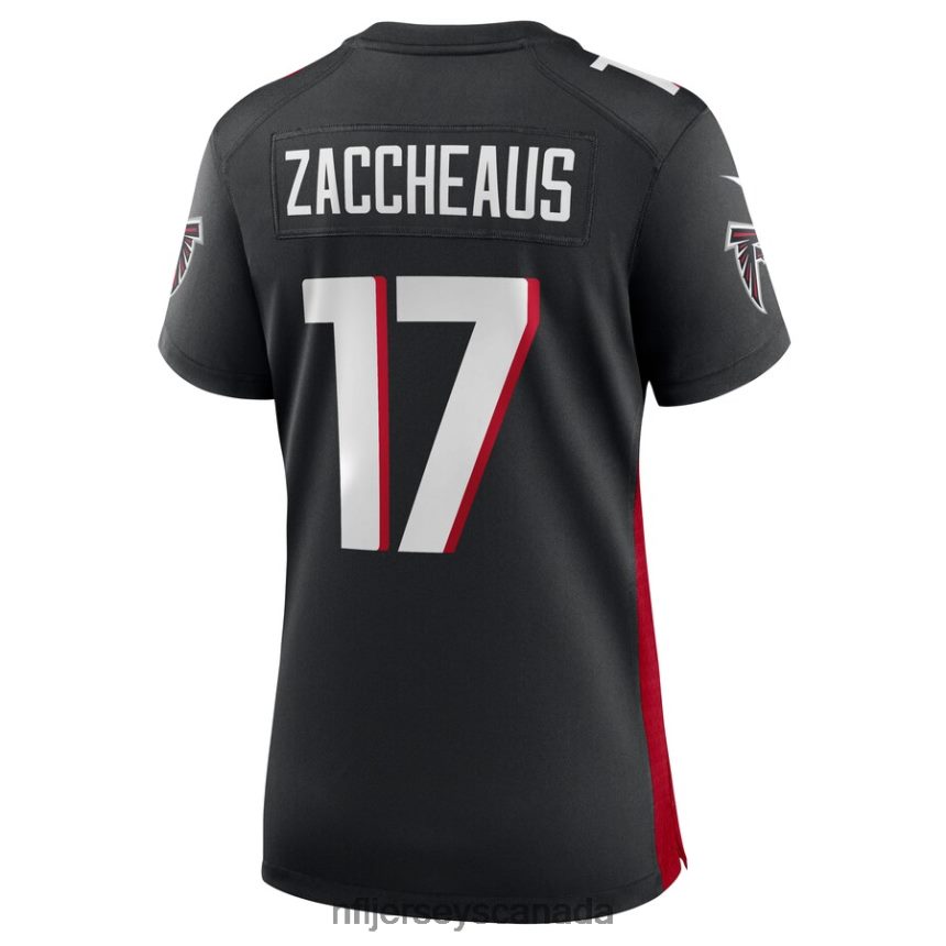 Women Atlanta Falcons Olamide Zaccheaus Nike Black Game Jersey Clothing NFL TBXFR66256