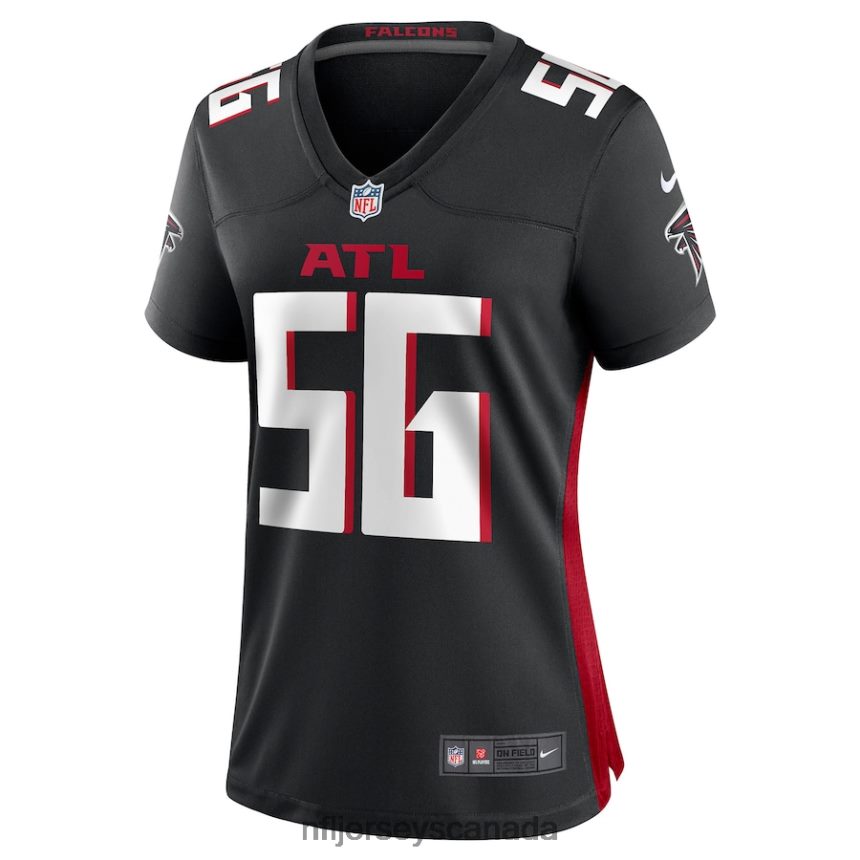 Women Atlanta Falcons Quinton Bell Nike Black Game Jersey Clothing NFL TBXFR64099