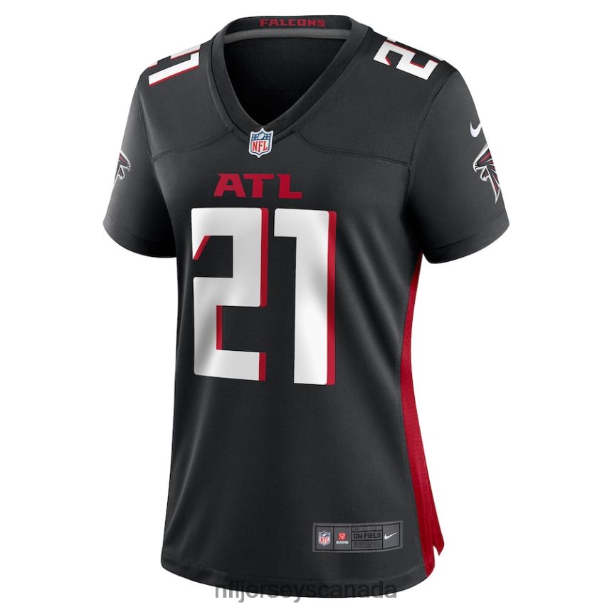 Women Atlanta Falcons Rashad Fenton Nike Black Game Player Jersey Clothing NFL TBXFR65374