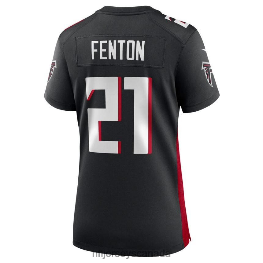 Women Atlanta Falcons Rashad Fenton Nike Black Game Player Jersey Clothing NFL TBXFR65374