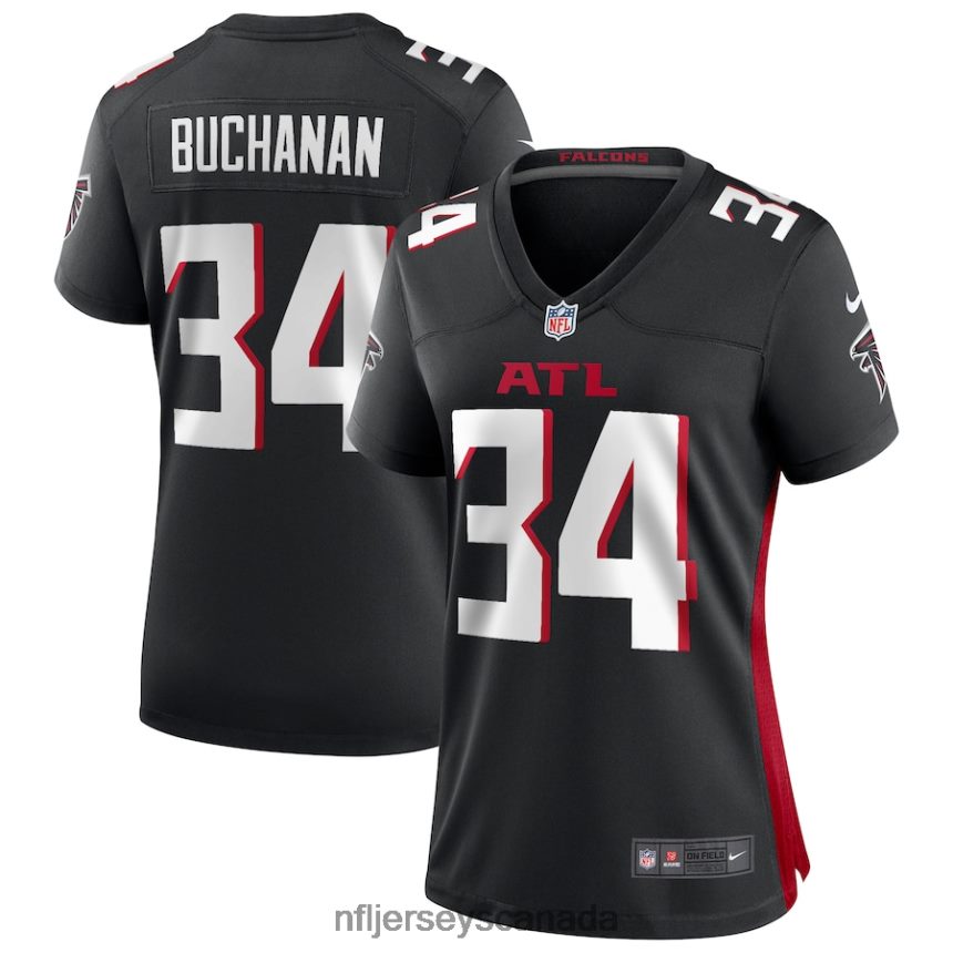 Women Atlanta Falcons Ray Buchanan Nike Black Game Retired Player Jersey Clothing NFL TBXFR66008