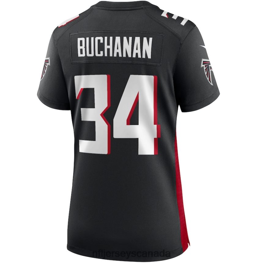 Women Atlanta Falcons Ray Buchanan Nike Black Game Retired Player Jersey Clothing NFL TBXFR66008