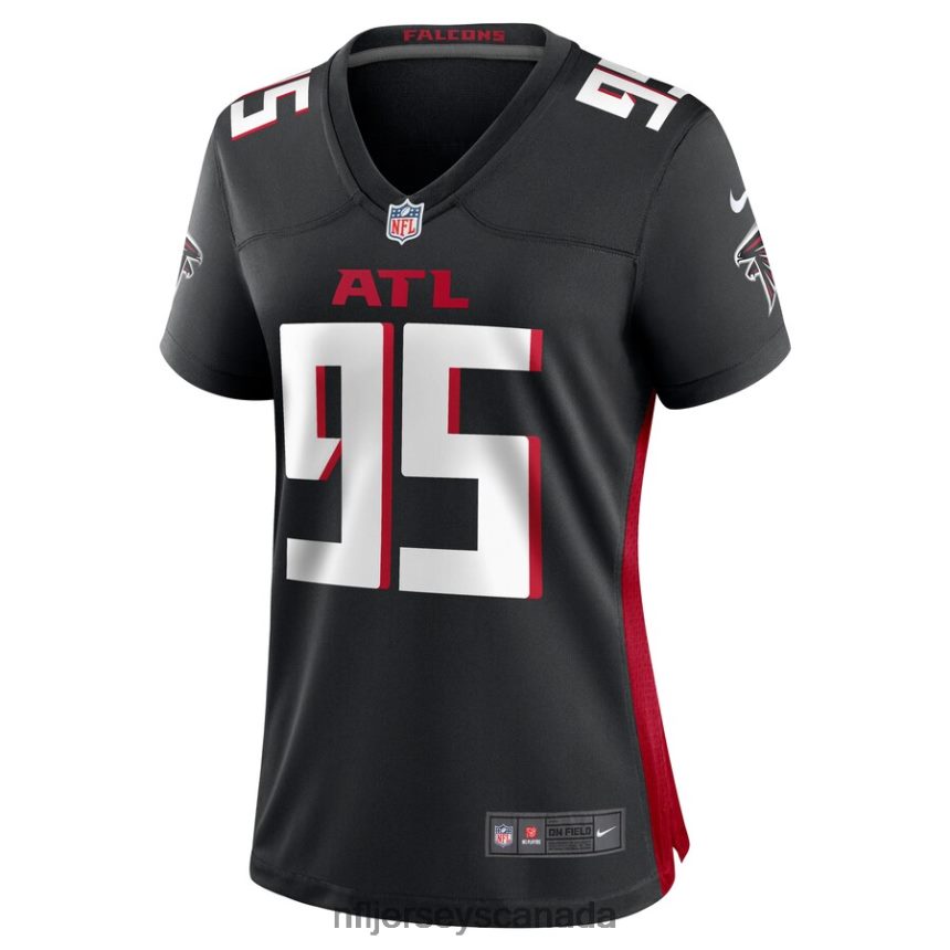 Women Atlanta Falcons Ta\Quon Graham Nike Black Game Jersey Clothing NFL TBXFR65386