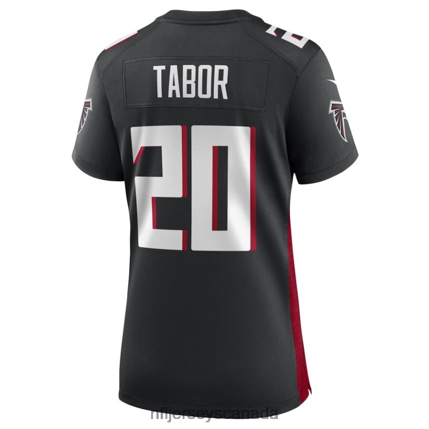 Women Atlanta Falcons Teez Tabor Nike Black Game Player Jersey Clothing NFL TBXFR65396