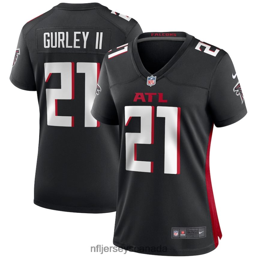 Women Atlanta Falcons Todd Gurley II Nike Black Player Game Jersey Clothing NFL TBXFR64610