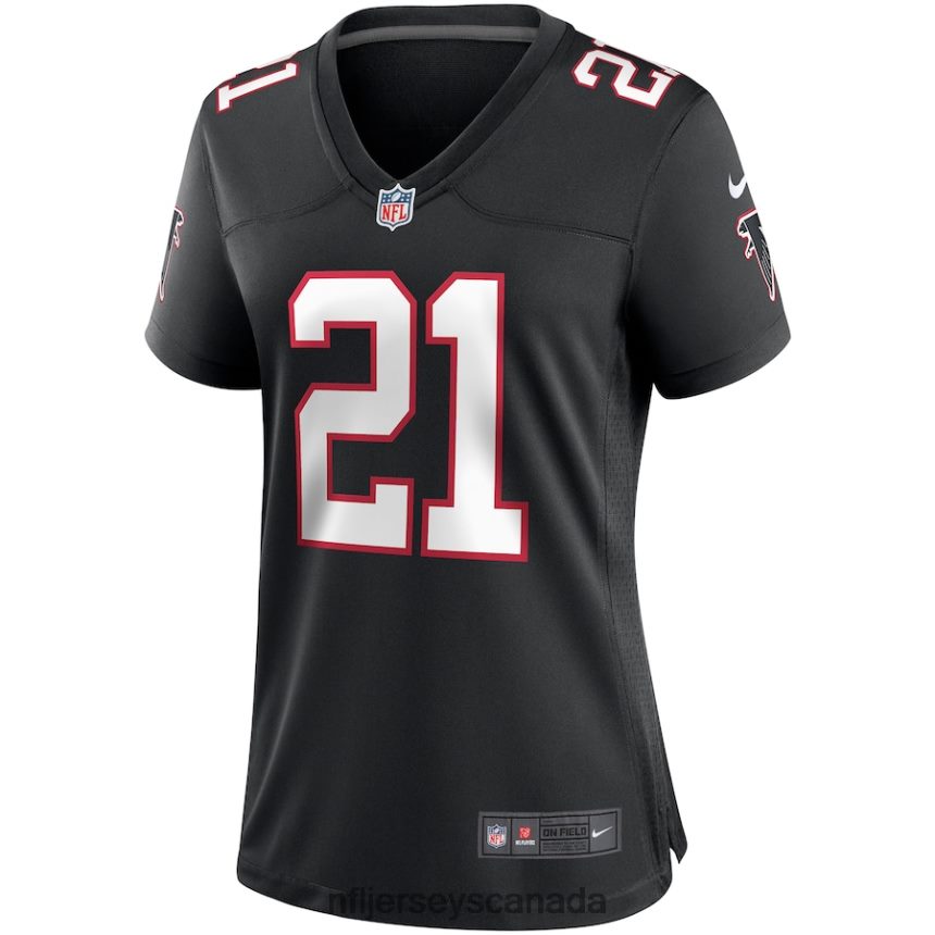 Women Atlanta Falcons Todd Gurley II Nike Black Throwback Game Jersey Clothing NFL TBXFR61585