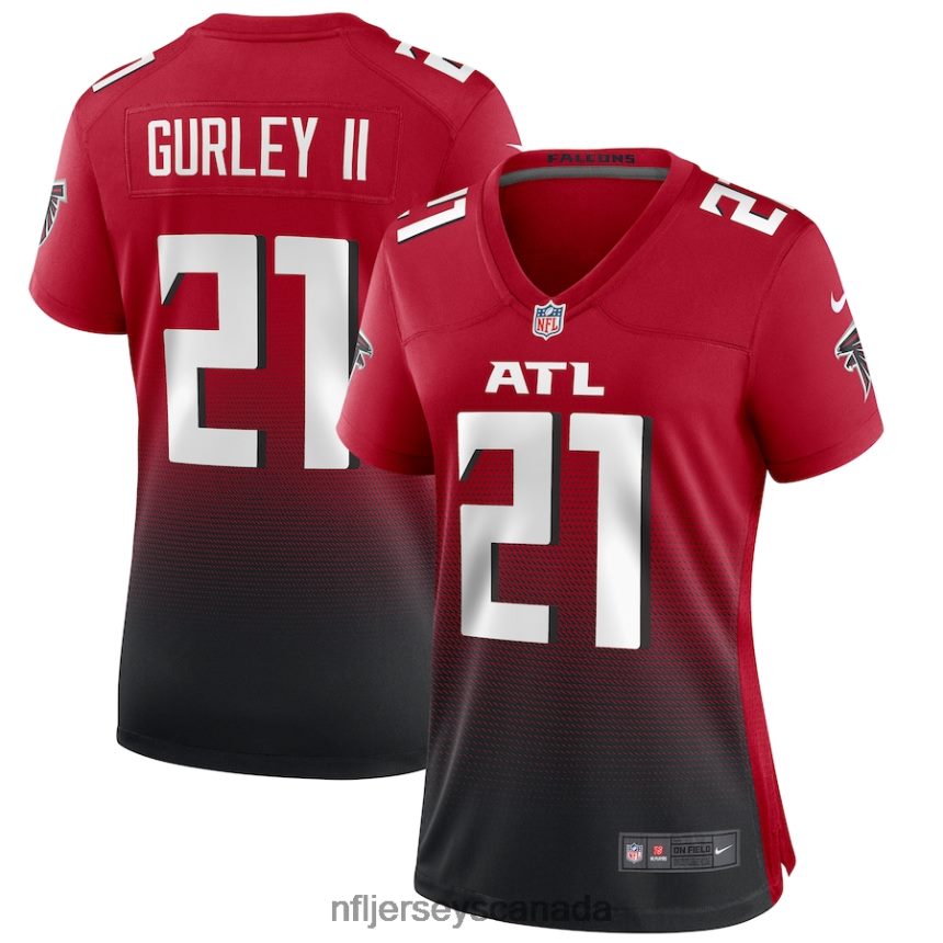 Women Atlanta Falcons Todd Gurley II Nike Red 2nd Alternate Game Jersey Clothing NFL TBXFR63328