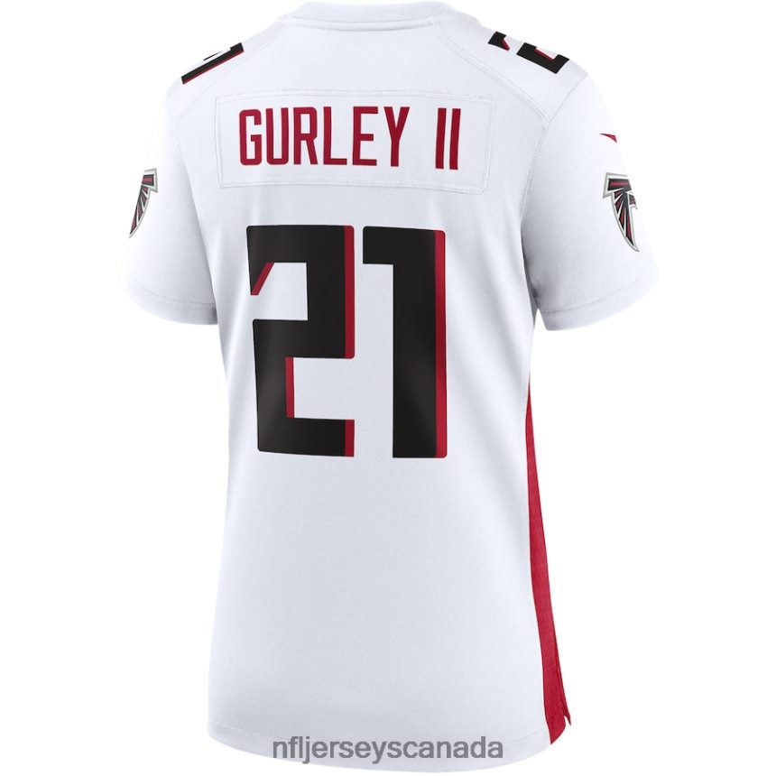 Women Atlanta Falcons Todd Gurley II Nike White Game Jersey Clothing NFL TBXFR62607