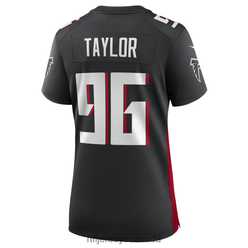 Women Atlanta Falcons Vincent Taylor Nike Black Game Player Jersey Clothing NFL TBXFR65401