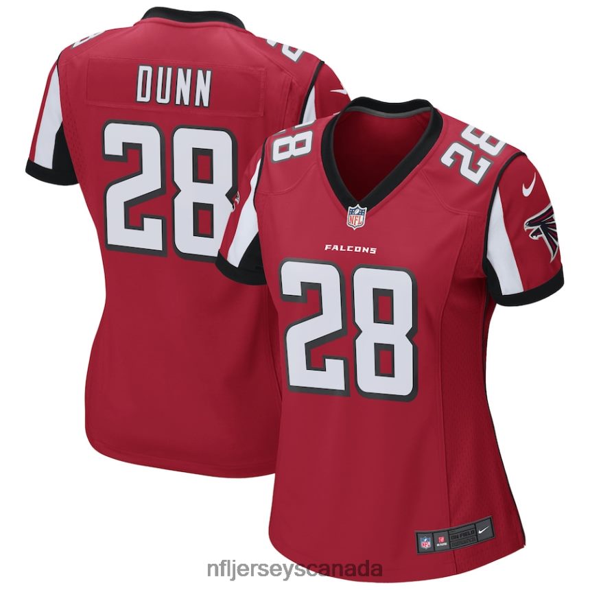 Women Atlanta Falcons Warrick Dunn Nike Red Retired Player Game Jersey Clothing NFL TBXFR62824