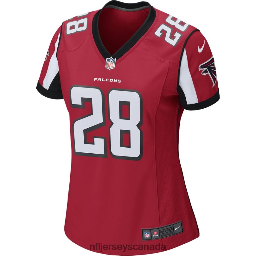 Women Atlanta Falcons Warrick Dunn Nike Red Retired Player Game Jersey Clothing NFL TBXFR62824