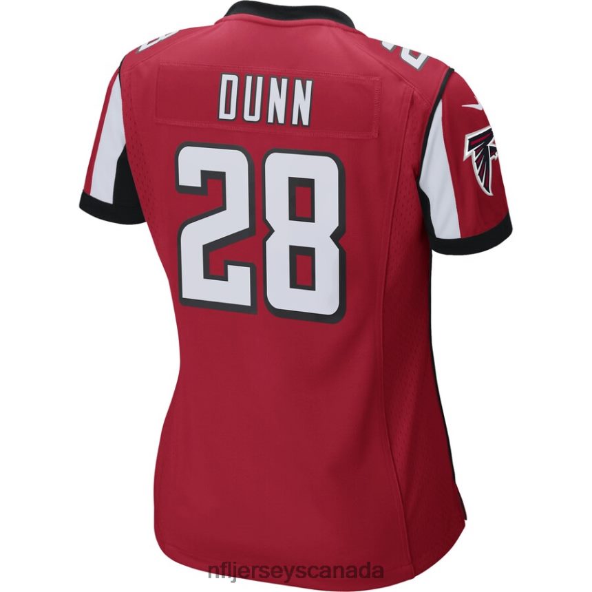 Women Atlanta Falcons Warrick Dunn Nike Red Retired Player Game Jersey Clothing NFL TBXFR62824