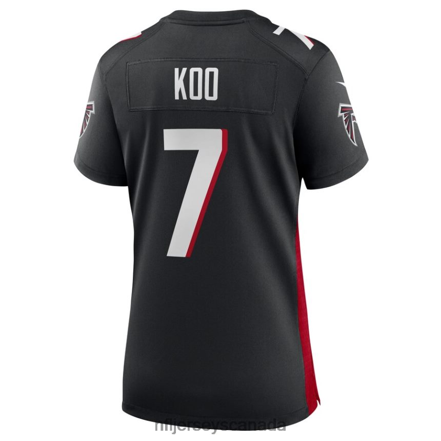 Women Atlanta Falcons Younghoe Koo Nike Black Game Jersey Clothing NFL TBXFR61664