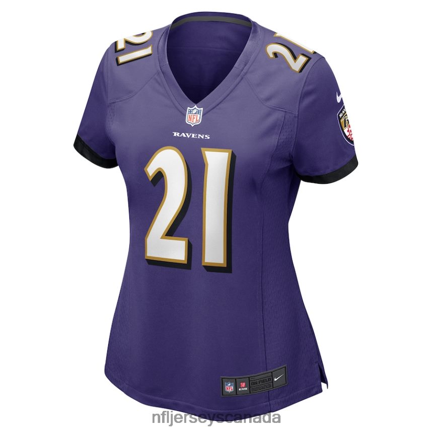Women Baltimore Ravens Brandon Stephens Nike Purple Game Jersey Clothing NFL TBXFR67041