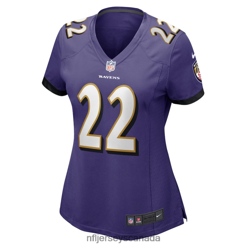 Women Baltimore Ravens Damarion Williams Nike Purple Player Game Jersey Clothing NFL TBXFR66570