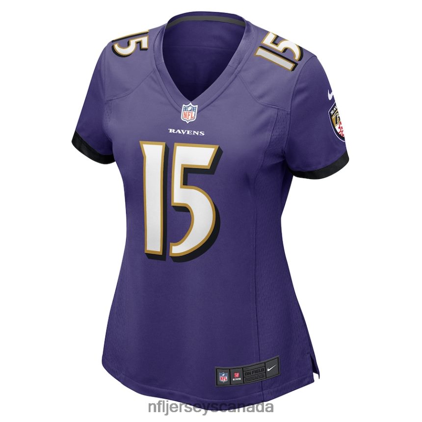 Women Baltimore Ravens DeSean Jackson Nike Purple Game Player Jersey Clothing NFL TBXFR64630
