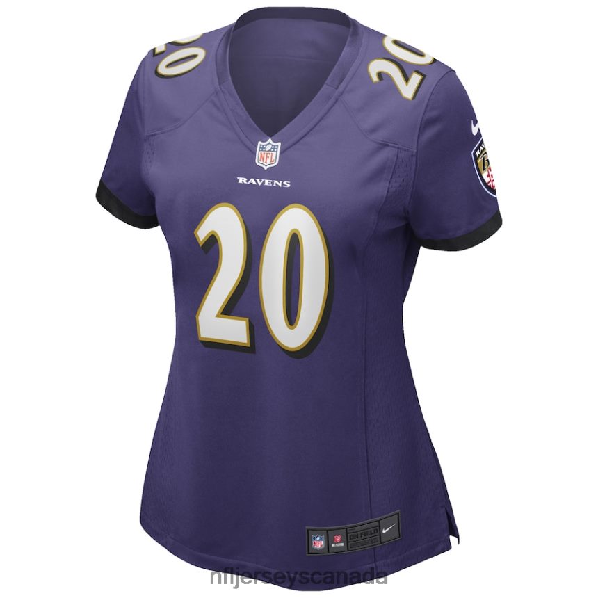 Women Baltimore Ravens Ed Reed Nike Purple Game Retired Player Jersey Clothing NFL TBXFR62822
