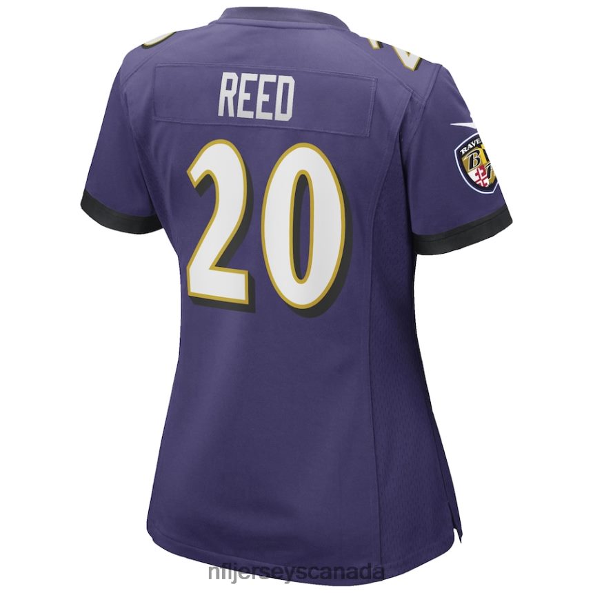 Women Baltimore Ravens Ed Reed Nike Purple Game Retired Player Jersey Clothing NFL TBXFR62822