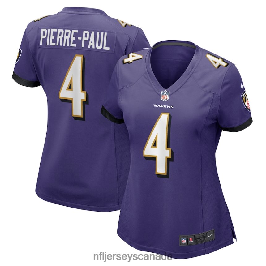 Women Baltimore Ravens Jason Pierre-Paul Nike Purple Home Game Player Jersey Clothing NFL TBXFR65794