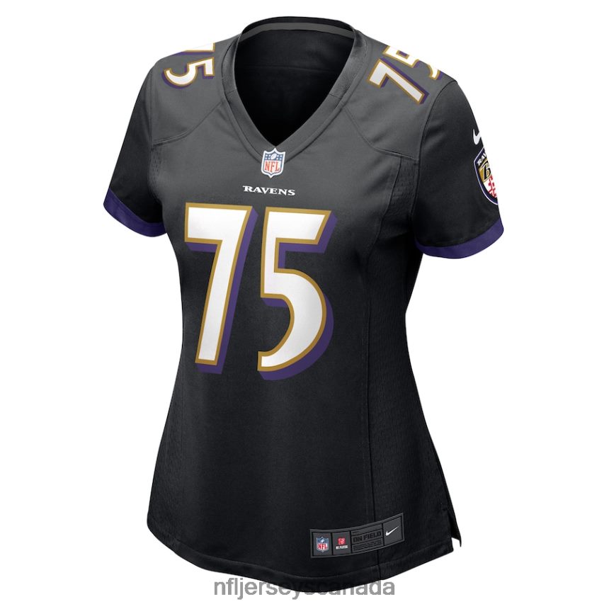 Women Baltimore Ravens Jonathan Ogden Nike Black Retired Player Jersey Clothing NFL TBXFR66537