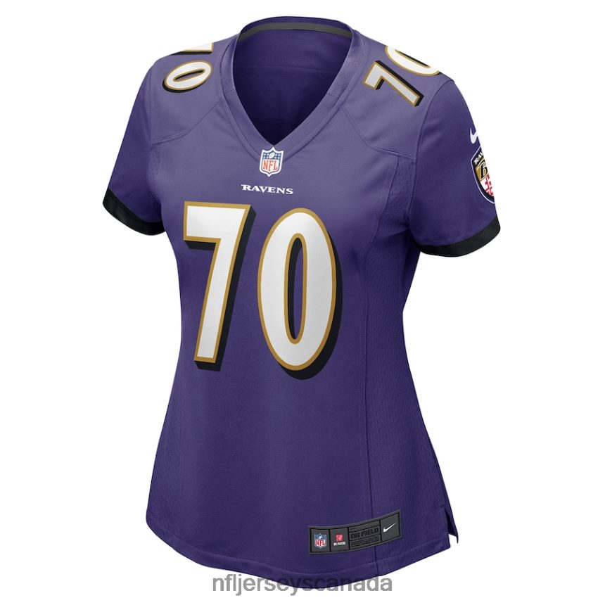 Women Baltimore Ravens Kevin Zeitler Nike Purple Game Jersey Clothing NFL TBXFR65997