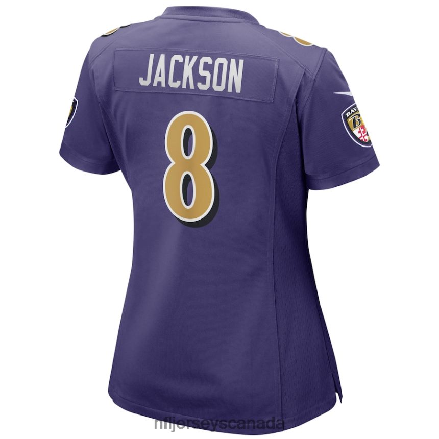 Women Baltimore Ravens Lamar Jackson Nike Purple Alternate Game Player Jersey Clothing NFL TBXFR62176