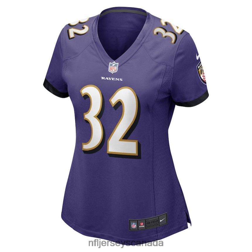 Women Baltimore Ravens Marcus Williams Nike Purple Game Jersey Clothing NFL TBXFR64591