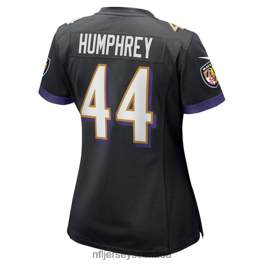 Women Baltimore Ravens Marlon Humphrey Nike Black Game Jersey Clothing NFL TBXFR61475