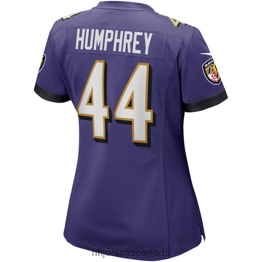 Women Baltimore Ravens Marlon Humphrey Nike Purple Game Player Jersey Clothing NFL TBXFR62477