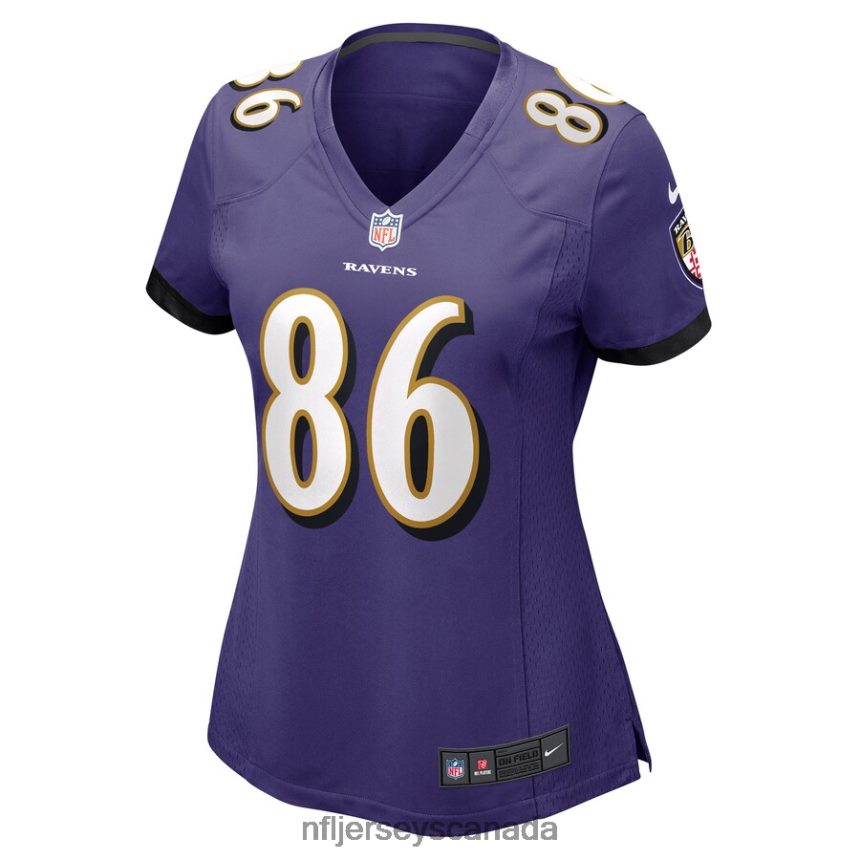 Women Baltimore Ravens Nick Boyle Nike Purple Game Jersey Clothing NFL TBXFR66185