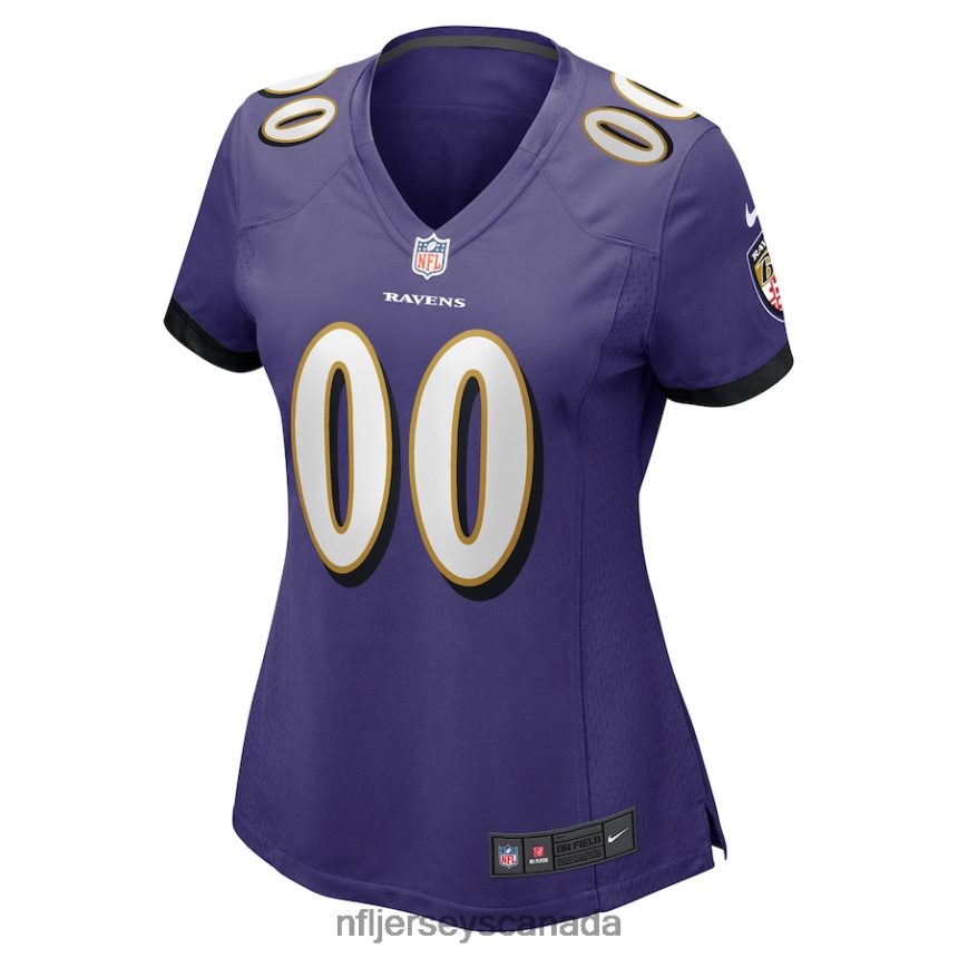 Women Baltimore Ravens Odell Beckham Jr Nike Purple Game Jersey Clothing NFL TBXFR63