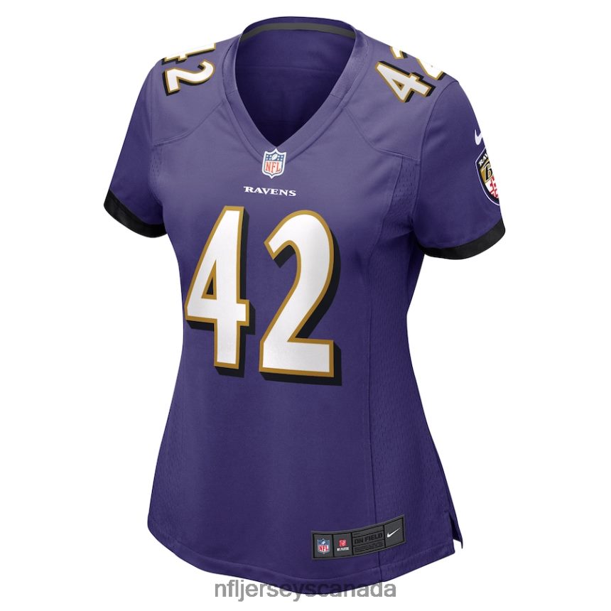 Women Baltimore Ravens Patrick Ricard Nike Purple Game Jersey Clothing NFL TBXFR64599
