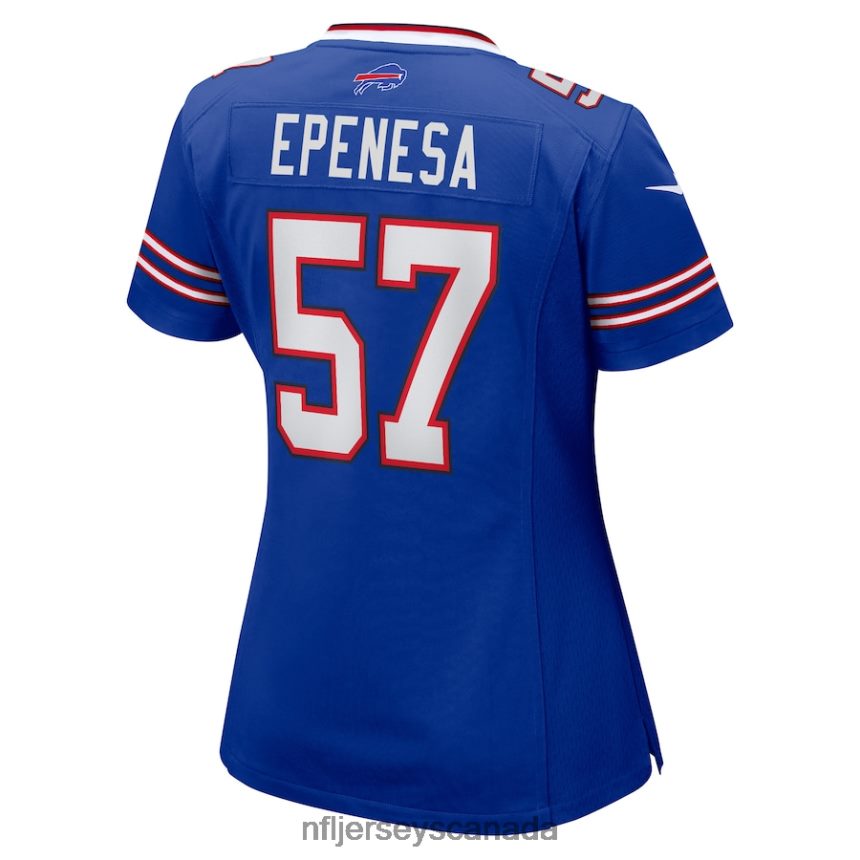Women Buffalo Bills AJ Epenesa Nike Royal Game Jersey Clothing NFL TBXFR65188